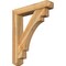 Ekena Millwork Merced Craftsman Rough Sawn Bracket w/ Offset Brace, Western Red Cedar, 6"W x 30"D x 36"H BKT0604X30X36MRC04RWR - alternate 1